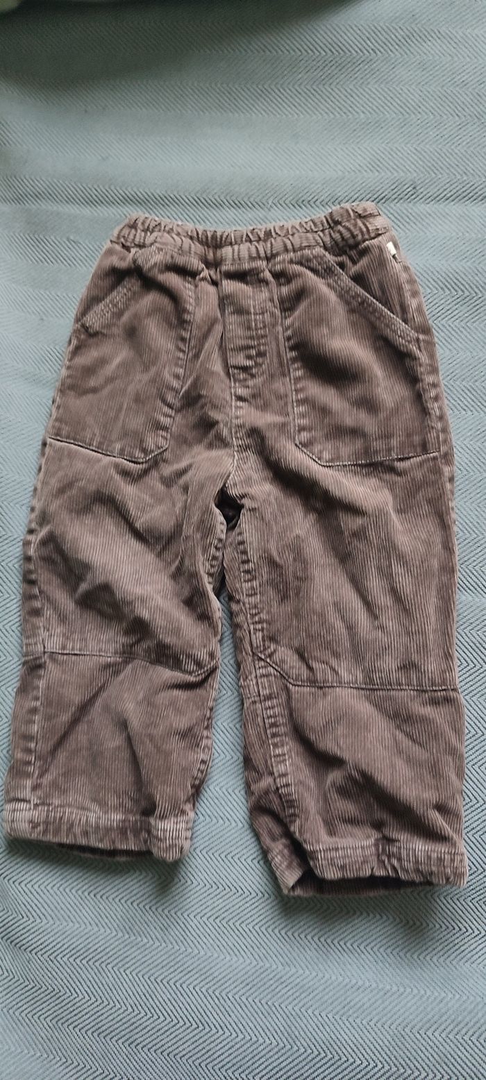 Pantalon velours marron obaibi 23 mois - photo numéro 7
