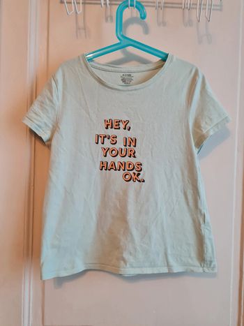 Tee shirt vert Kiabi taille 12 ans