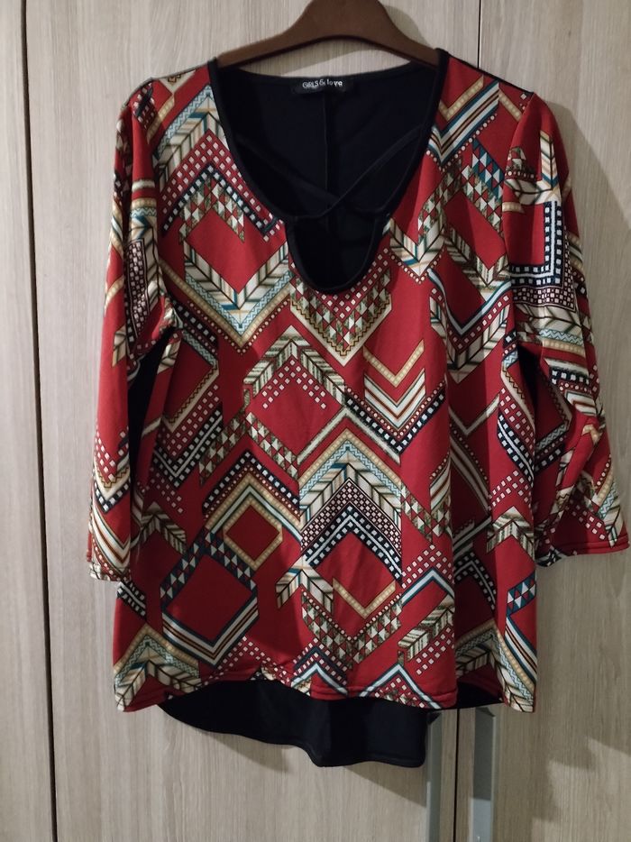 Blouse manches 3 /4 taille 4 (46 /48)