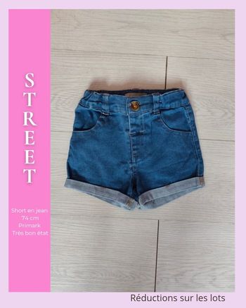 ✨ Short en Jean Ajustable – Primark ✨