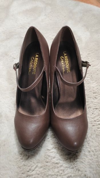 Escarpin marron femme La Redoute