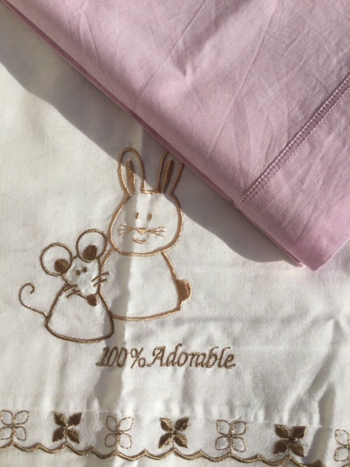 2 draps bébé vertbaudet - photo numéro 4