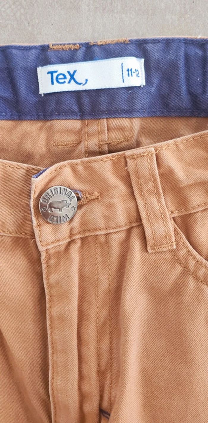 Jeans garçon camel taille 11/12 ans Tex - photo numéro 4