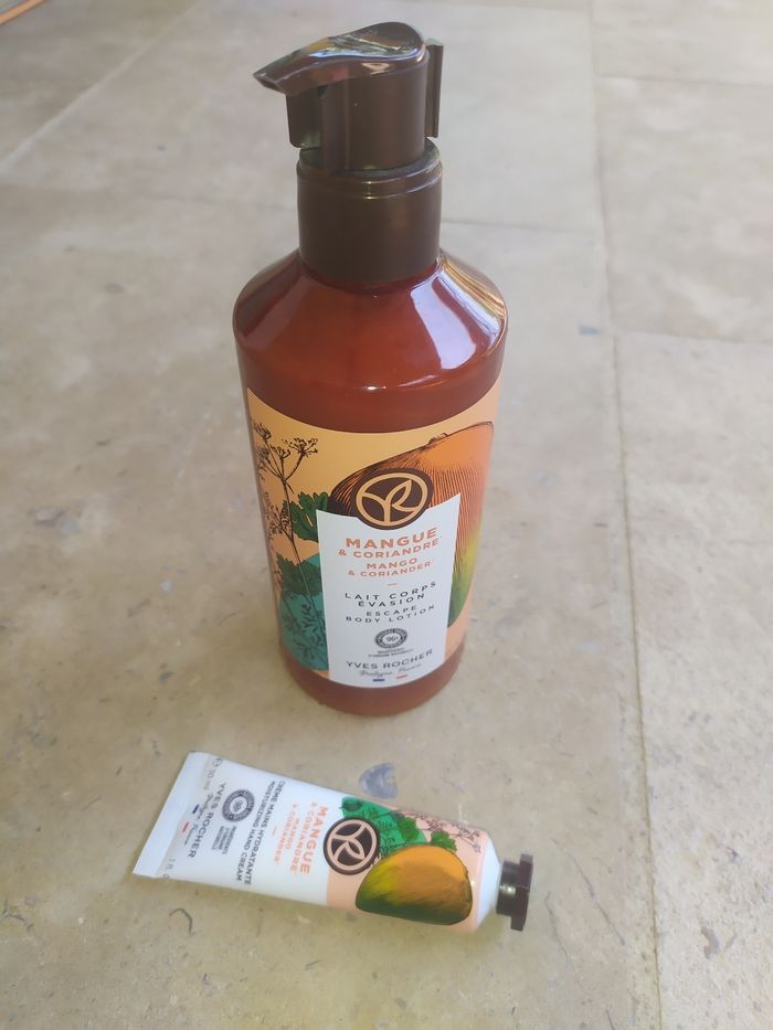 Lait corps + crème mains  mangue et coriandre - photo numéro 8