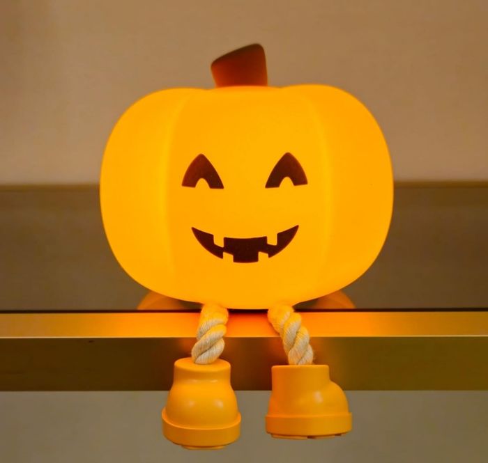 Lampe citrouille Halloween lumineuse - photo numéro 4