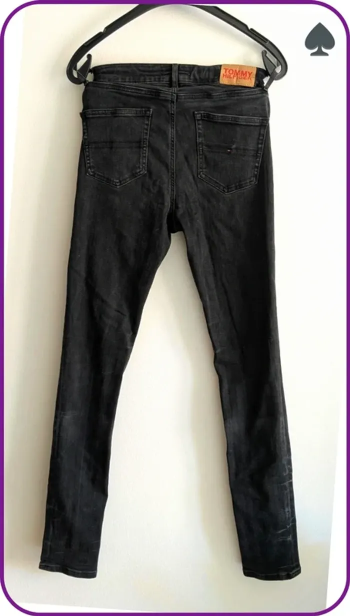 Jeans skinny enfant fille Tommy Hilfiger 14 ans - photo numéro 2