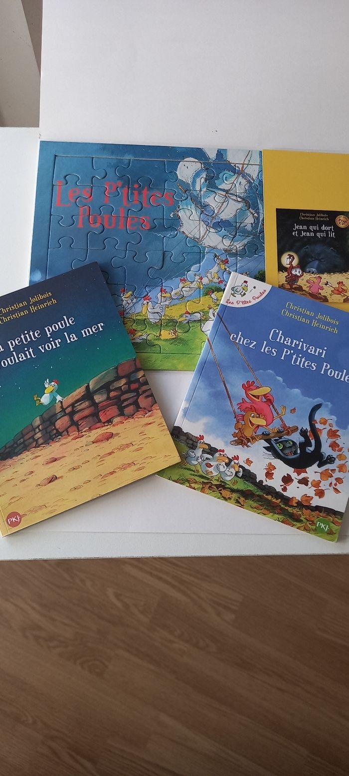 Lot 2 livres +puzzle
