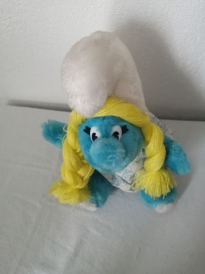 peluche la schtroumpfette - photo numéro 3
