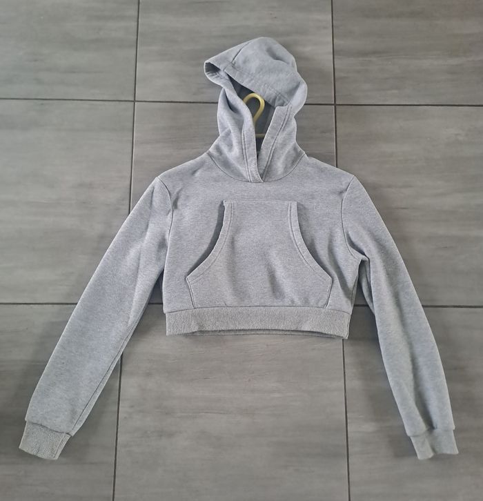 Sweat court gris Shein Taille S