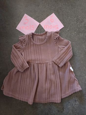 Robe pull 3/6 mois