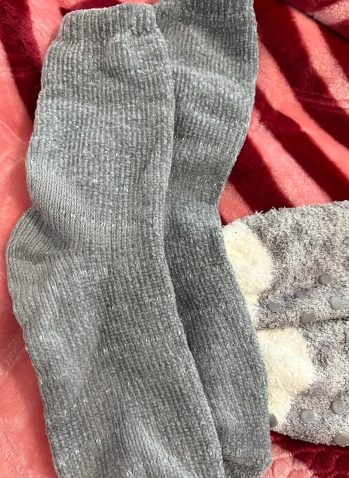 Lot de 2 chaussettes polaire - photo numéro 2