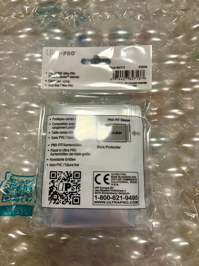 Ultra-Pro - 100 Sleeves PRO-Fit Sleeves (60mm x 87mm) - photo numéro 2
