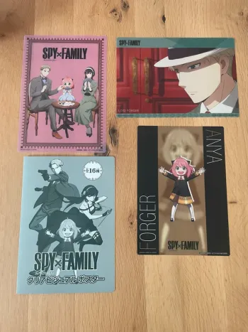 Spy × Family – Poster A5 Anya Loid Yor Clear Visual Poster