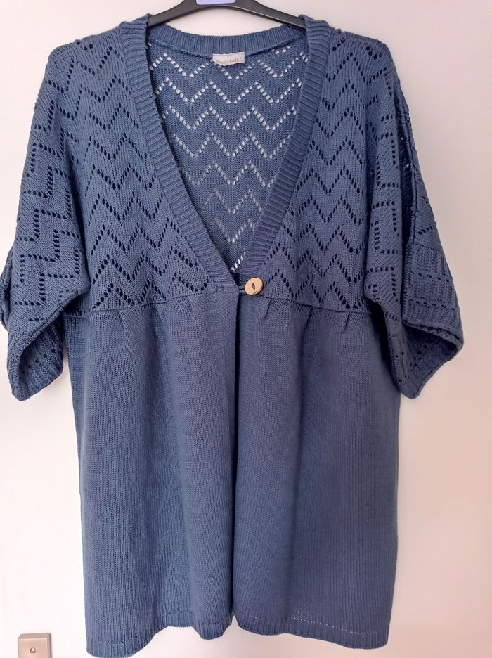 GILET BLANCHEPORTE Bleu.