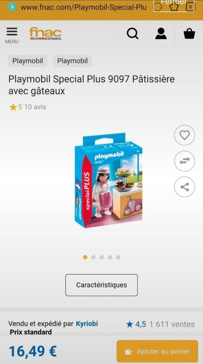 Pâtissière avec Gâteaux Playmobil - photo numéro 4