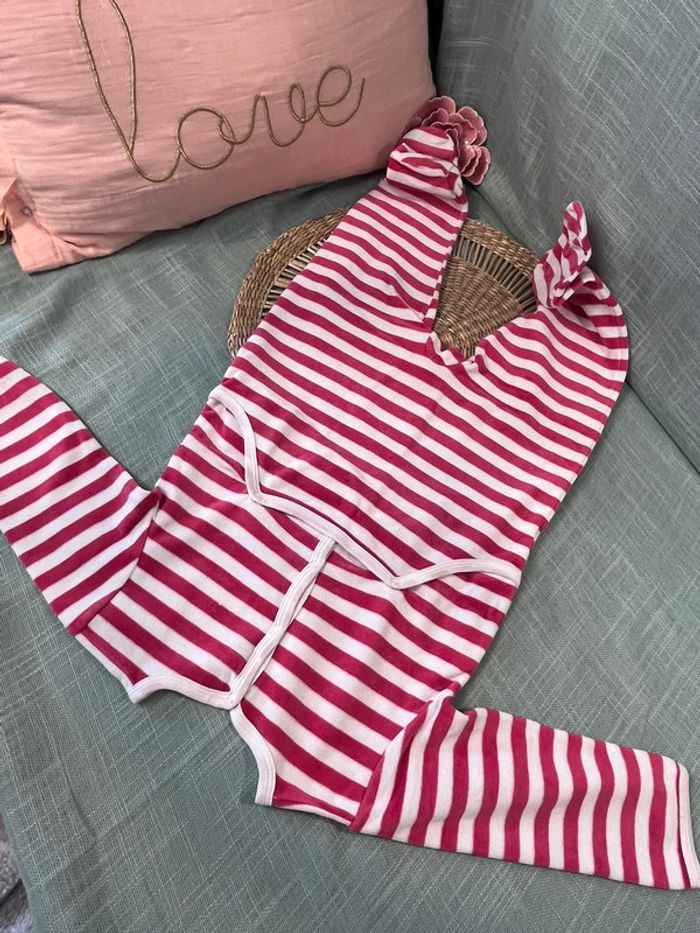 Pyjama velours 18 mois petit bateau - photo numéro 4
