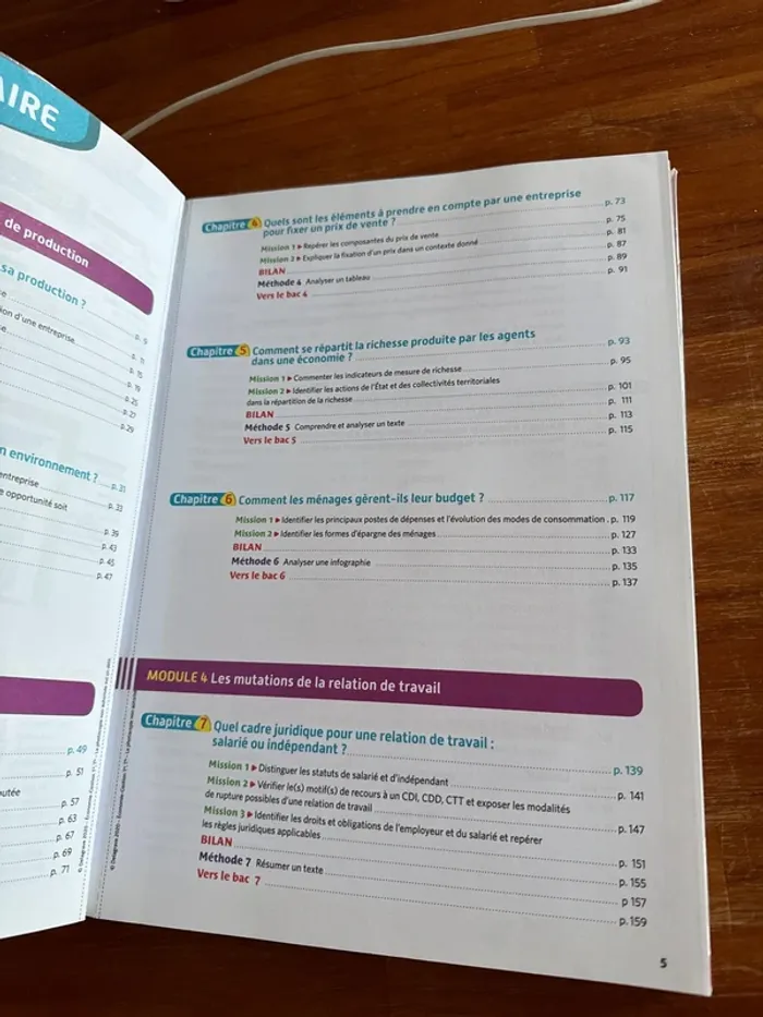 Livre, économie, gestion première terminale - photo numéro 6