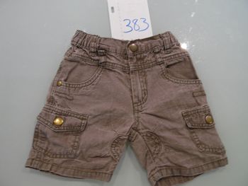 short 12 mois marron
