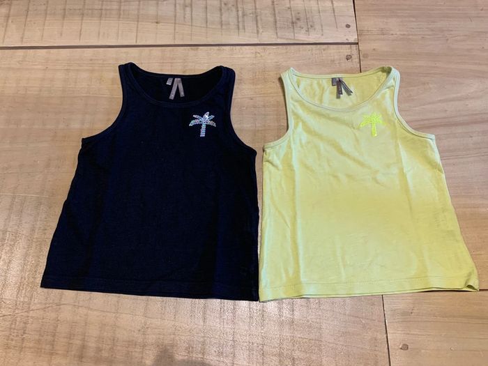 Lot de deux débardeurs Basics Ochestra en 5 ans - photo numéro 2