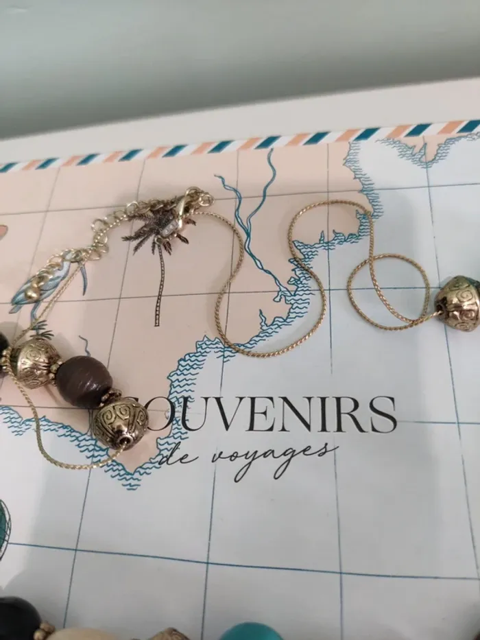Long collier à grosse perle - photo numéro 3