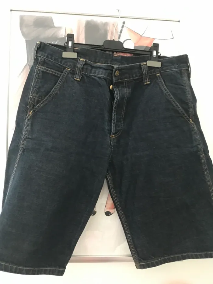 Bermuda jean brut Carhartt w32 / 42FR