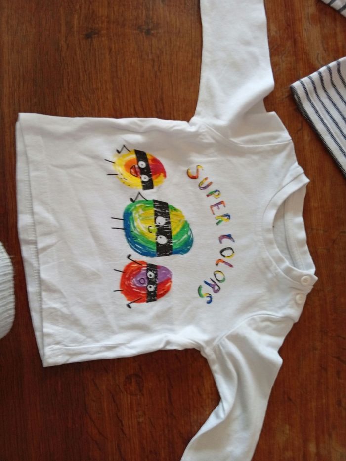 Lot de 5 haut manches longues taille 3mois - photo numéro 2