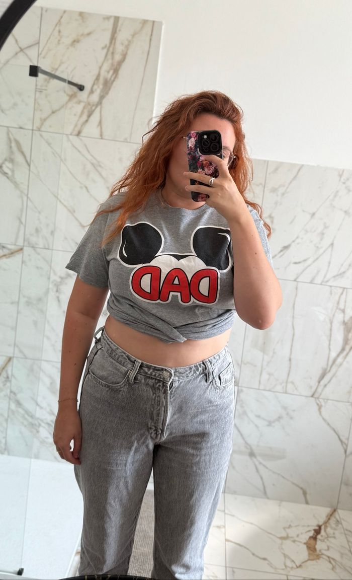 T-shirt Mickey dad gris - photo numéro 4