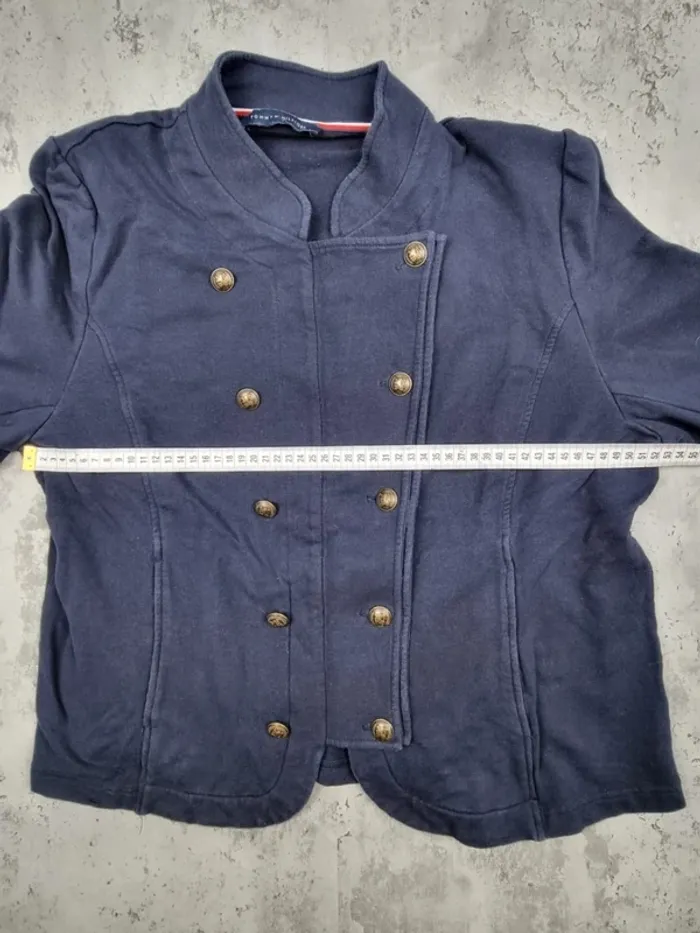 Veste officier Tommy Hilfiger – Bleu marine – Taille L Femme (mesures en photos) - photo numéro 10