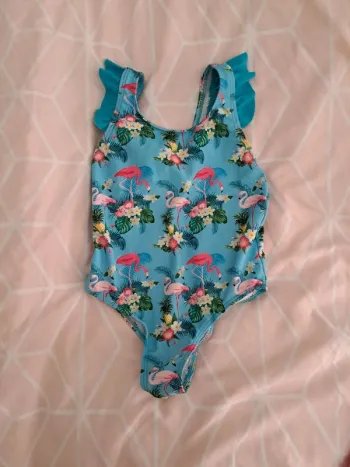 Maillot de bain flamant rose, taille 3 ans