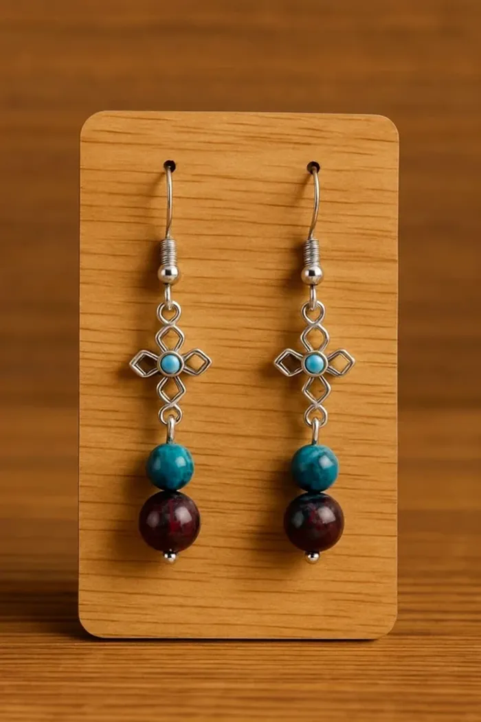 Boucle d'oreille Fait main