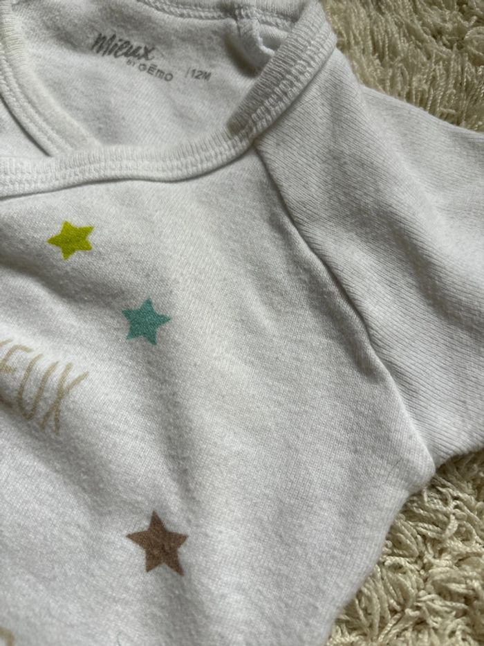 Bodies 12 mois lot de 2 - photo numéro 2