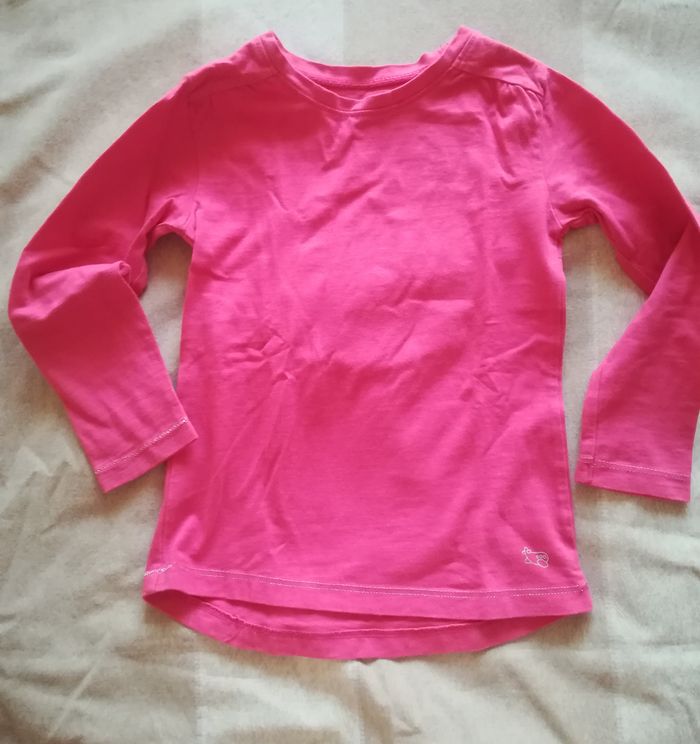 T-shirt rose manches longues - 5 ans - La compagnie des petits