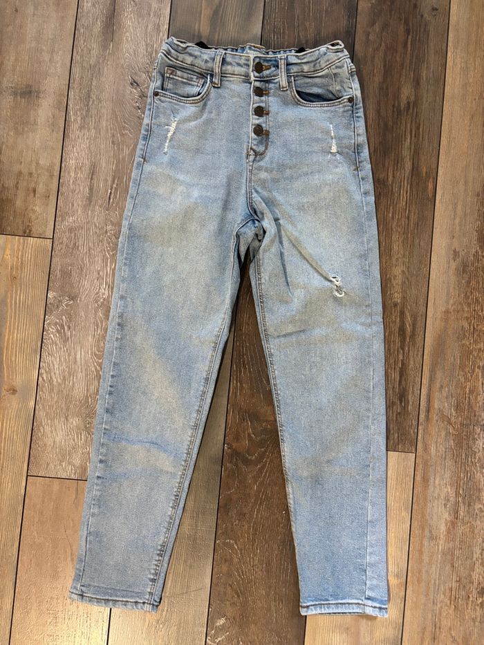 Jean mom XS taille haute - photo numéro 3