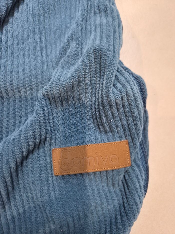Gigoteuse bleu en velours côtelé, Domiva, Tog 2, 0-6 mois - photo numéro 2
