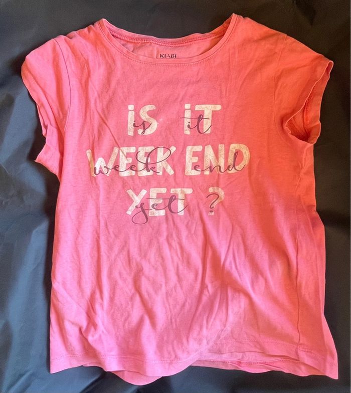 T-shirt Kiabi pour fille – Taille 8 ans – Bon état