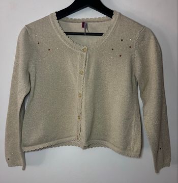 Gilet beige doré Orchestra /