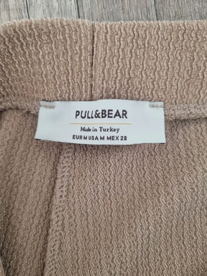 Pantalon fluide marron clair tissé Pull&Bear - photo numéro 12