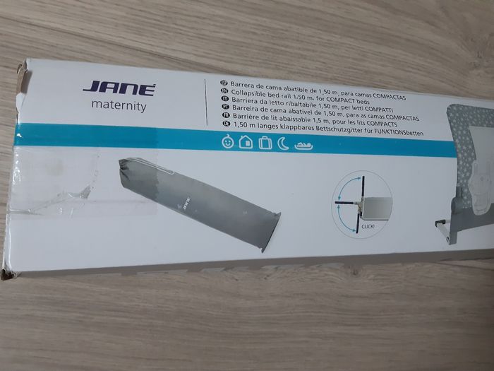 Barrière de lit Jané compacte avec sac de transport
