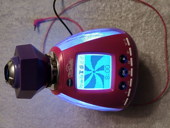 Réveil Vtech Kidi Magic Color Show + Chargeur - photo numéro 2
