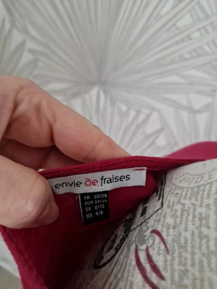 Jolie robe de maternité envie de fraise taille 36 - photo numéro 3