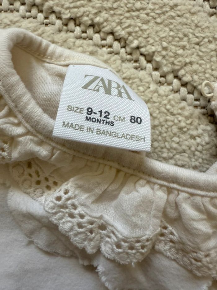 T-Shirt Zara 9-12 mois - photo numéro 2