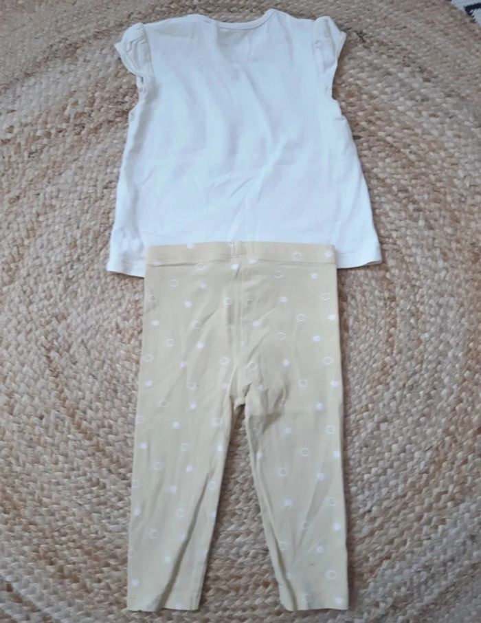Tenue tee-shirt et legging 9/12 mois - photo numéro 4