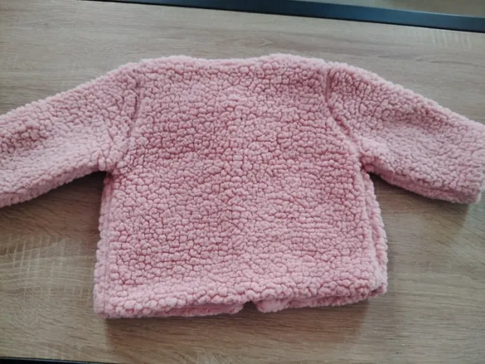 Gilet moumoute rose 9 mois Kiabi - photo numéro 4