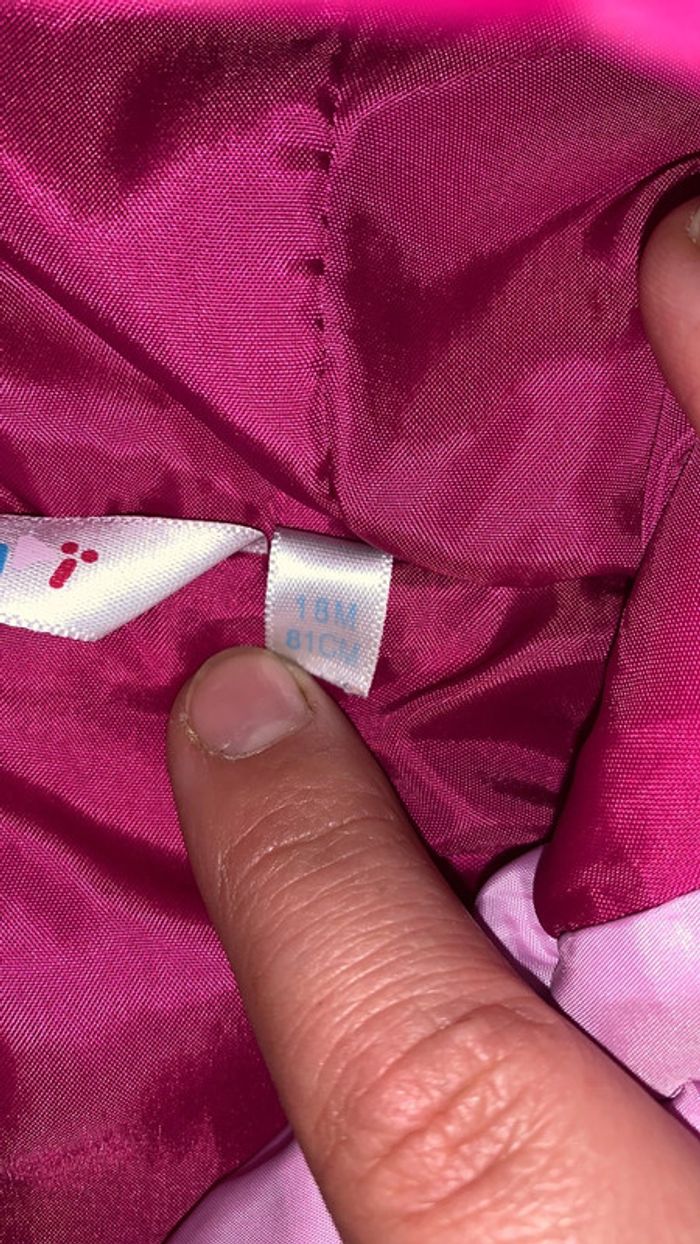 Parka coupe vent 18 mois fille - photo numéro 2