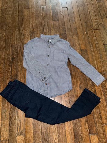 chemise et jeans Monoprix 6 ans