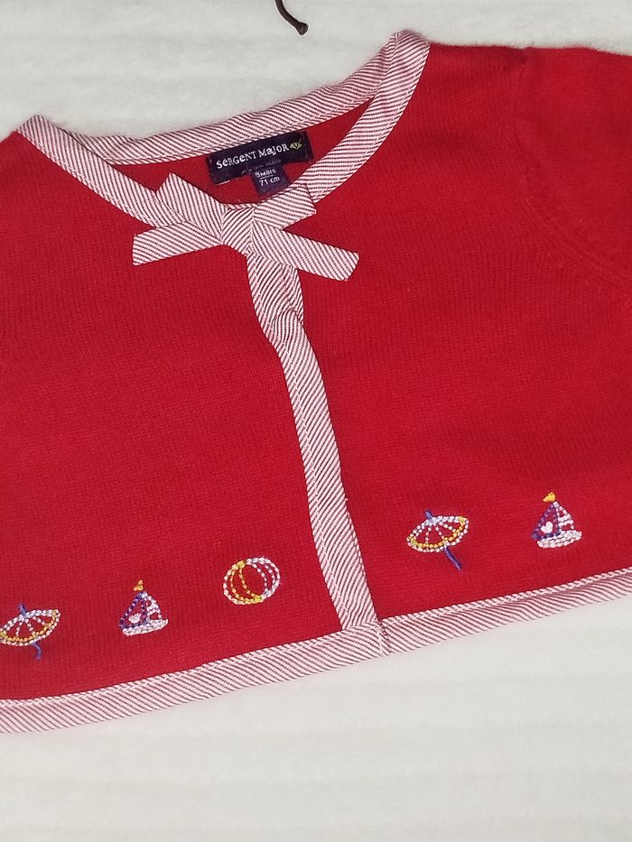 Sergent Major Gilet fille 9 mois Neuf - photo numéro 2