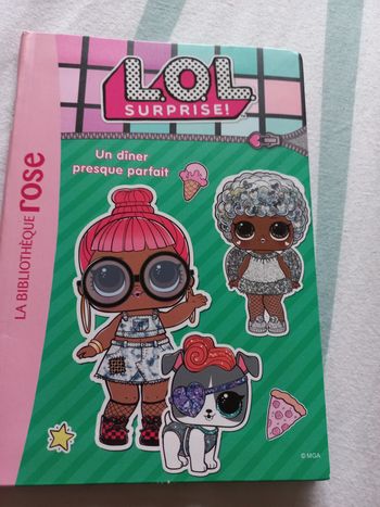 Livre bibliotheque rose L.O.L. surprise lol 6/8 ans tome 12