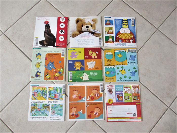 Lot 9 magazines enfant « abricot » Fleurus - photo numéro 2