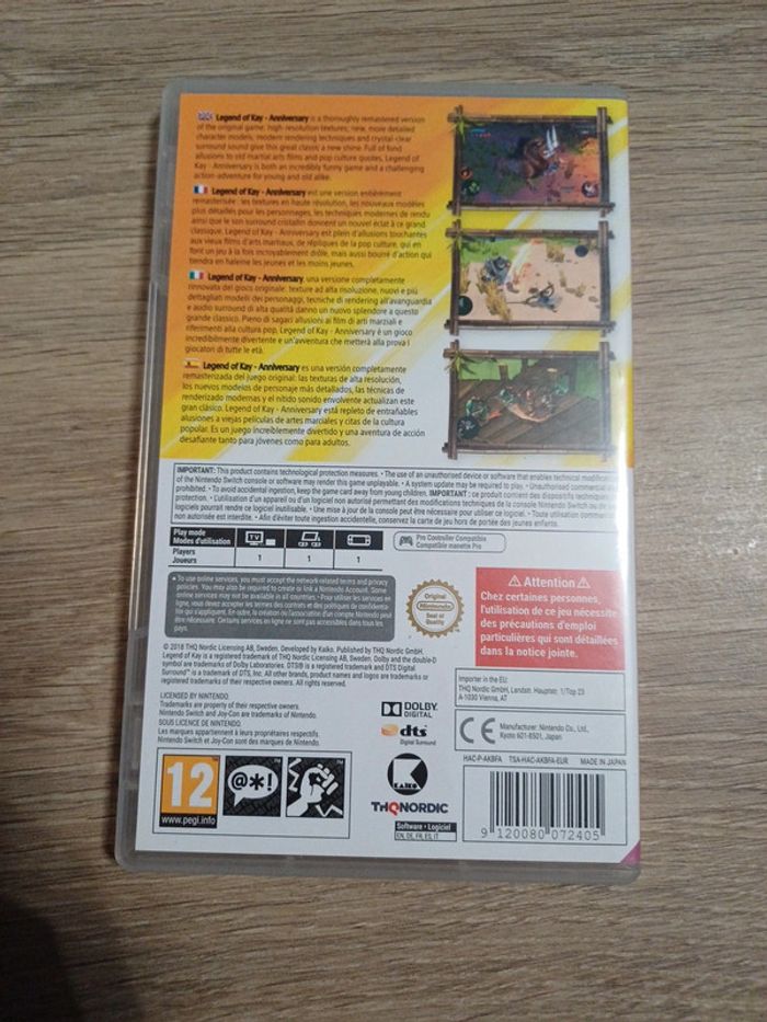 Legend of Kay Nintendo Switch - photo numéro 2
