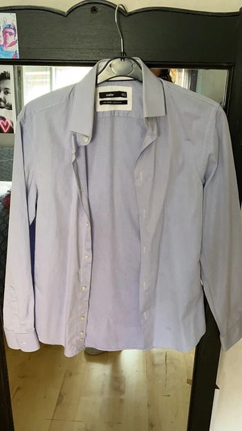 Chemise Celio bleu ciel